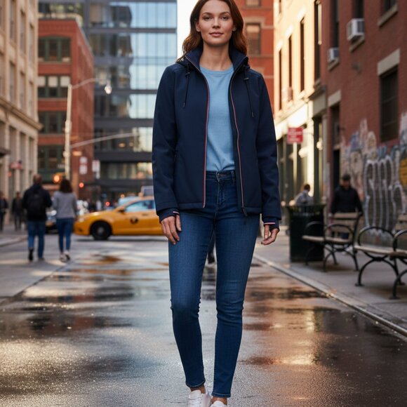 Tommy Hilfiger Ladies' Lightweight Windbreaker - Picture 2 of 7